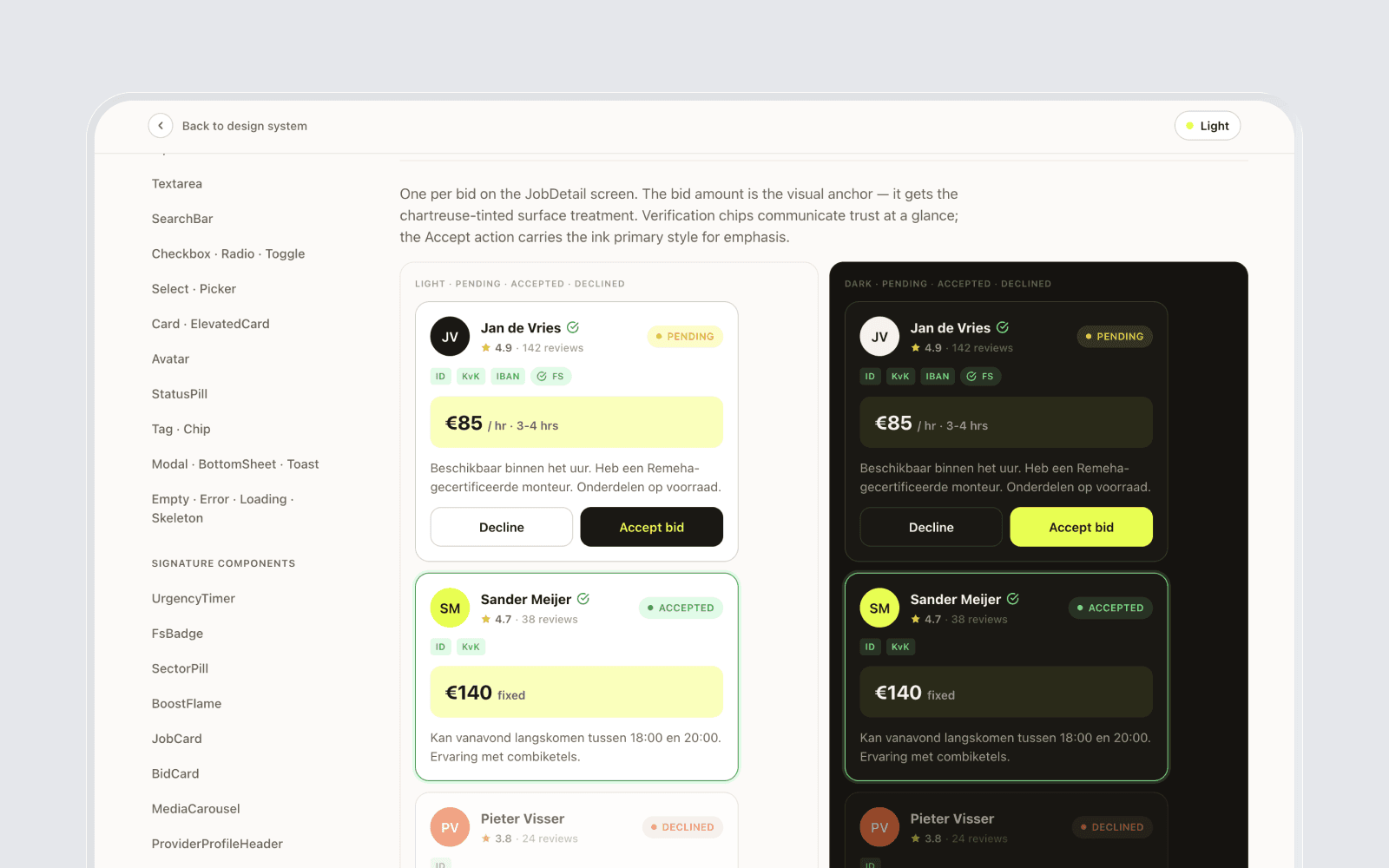 SpoedMarktplaats Design System